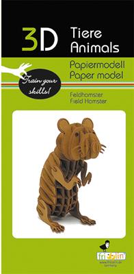 Modèle En Papier 3D - Hamster