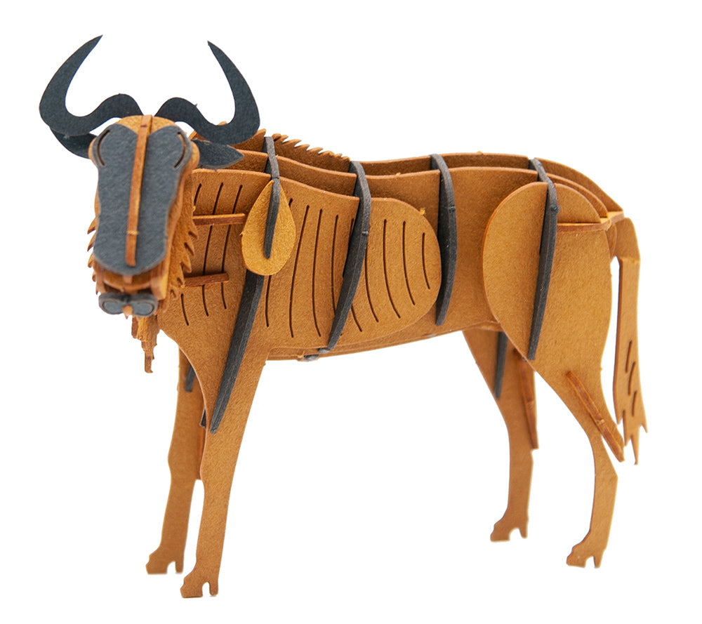 3D Paper Model - Wildebeest