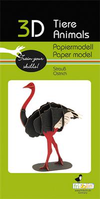 3D Papiermodell - Strauß
