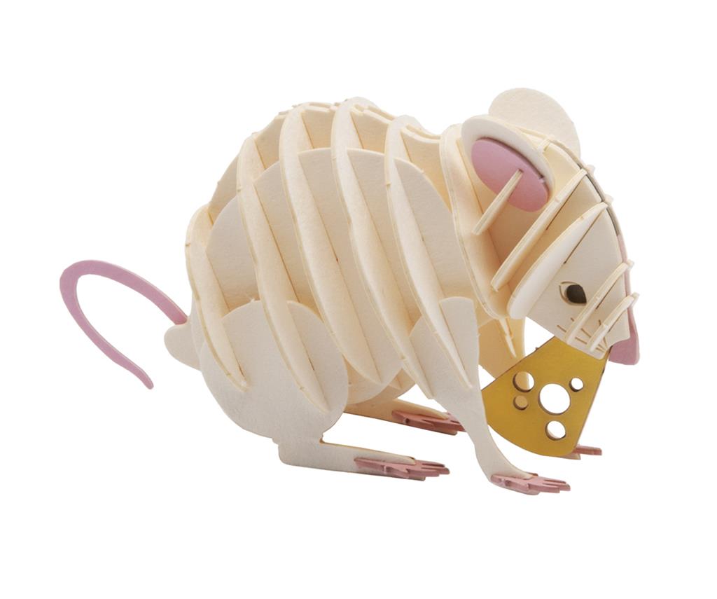 3D-Papiermodell - Weiße Maus