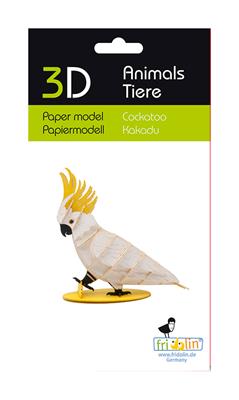 3D Papiermodell - Kakadu
