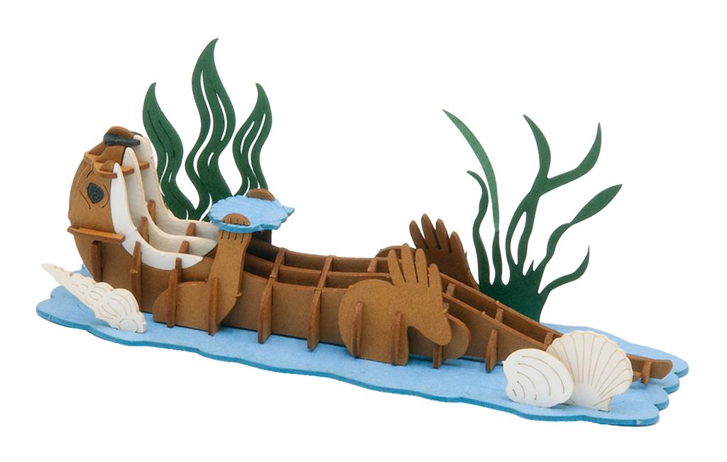 3D Papiermodell - Otter