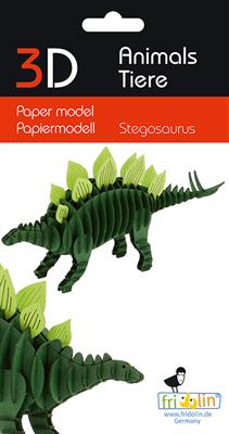 3D-Papiermodell - Stegosaurus