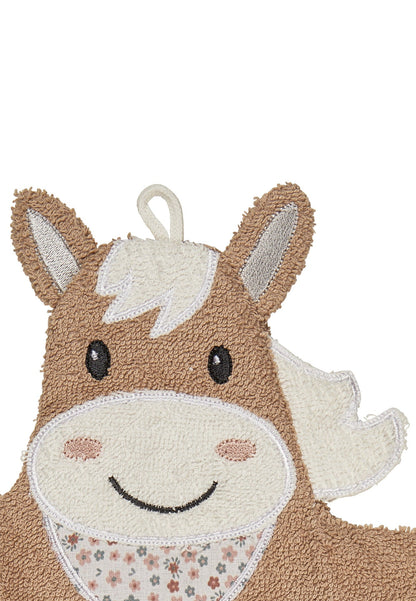 Gant de toilette Cheval Sunny - 22 x 24 cm – vue 3