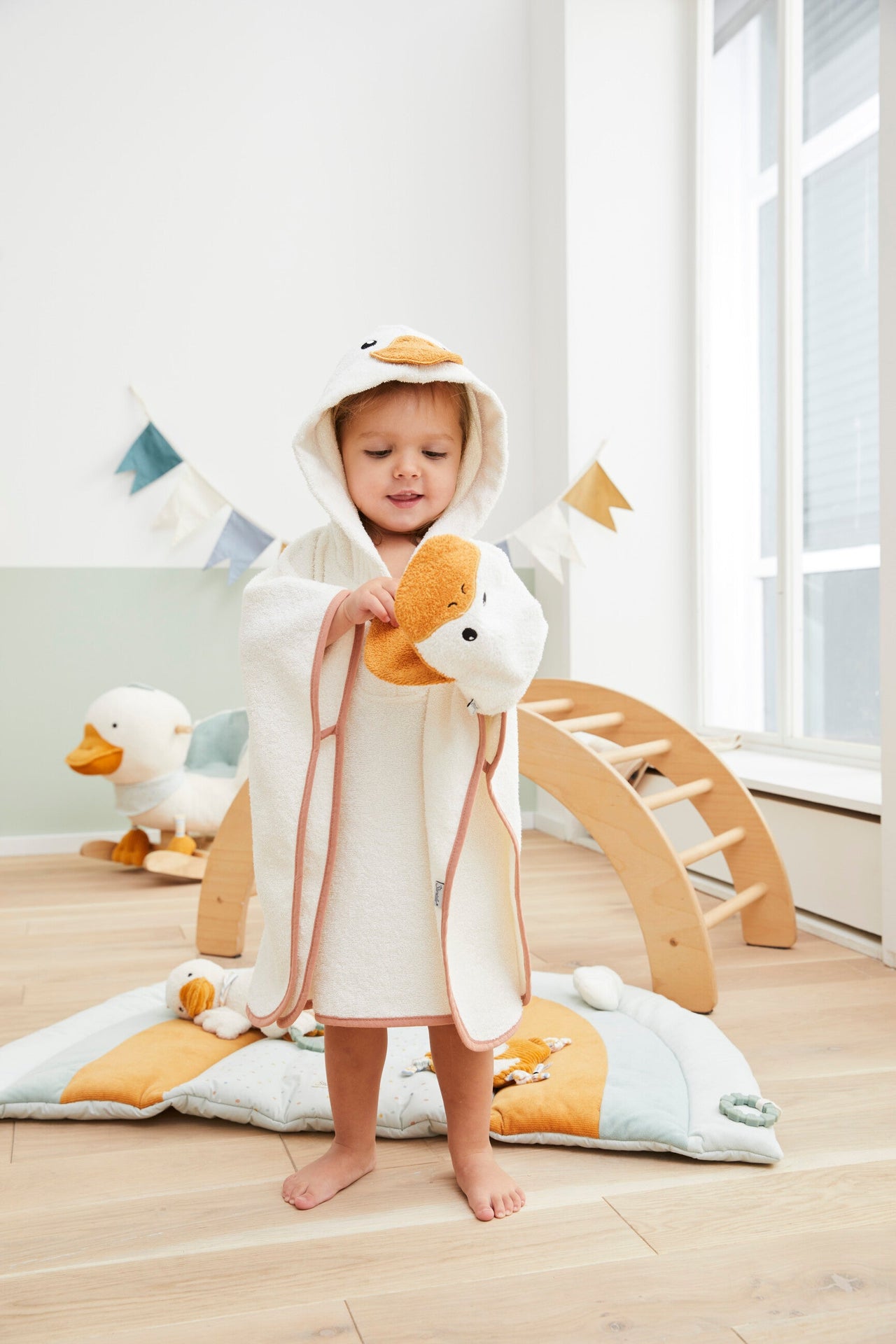 Poncho de bain enfant Canard Edda