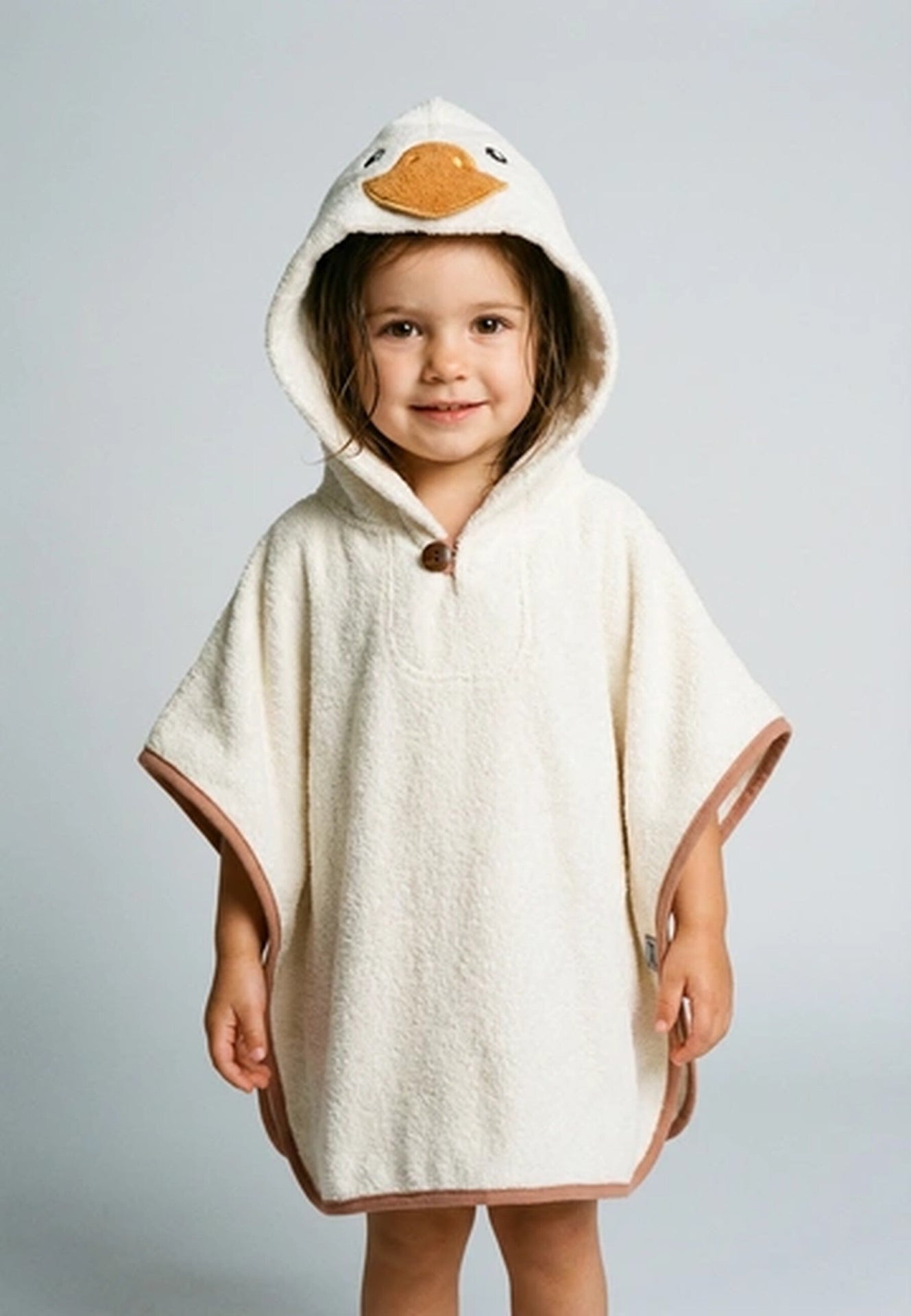 Poncho de bain enfant Canard Edda