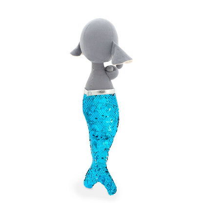 Cotton soft toy, Alicia the mermaid elephant: 29 cm, from 3 years old