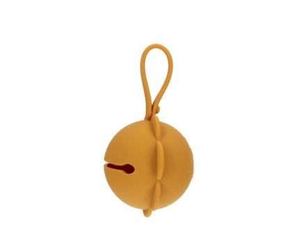 Schnullerkette aus Silikon, Senfblume
