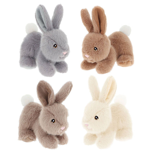 Peluche Keeleco Bunny Pets 14 cm – 4 modèles