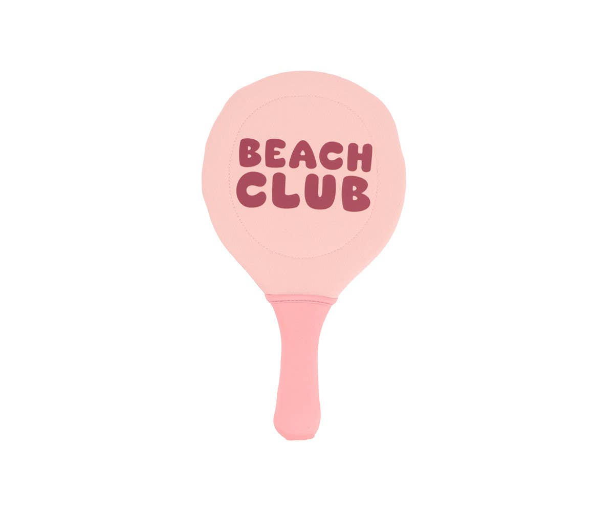 Raquettes de plage en néoprène Stripes Bloom & Blush avec balle