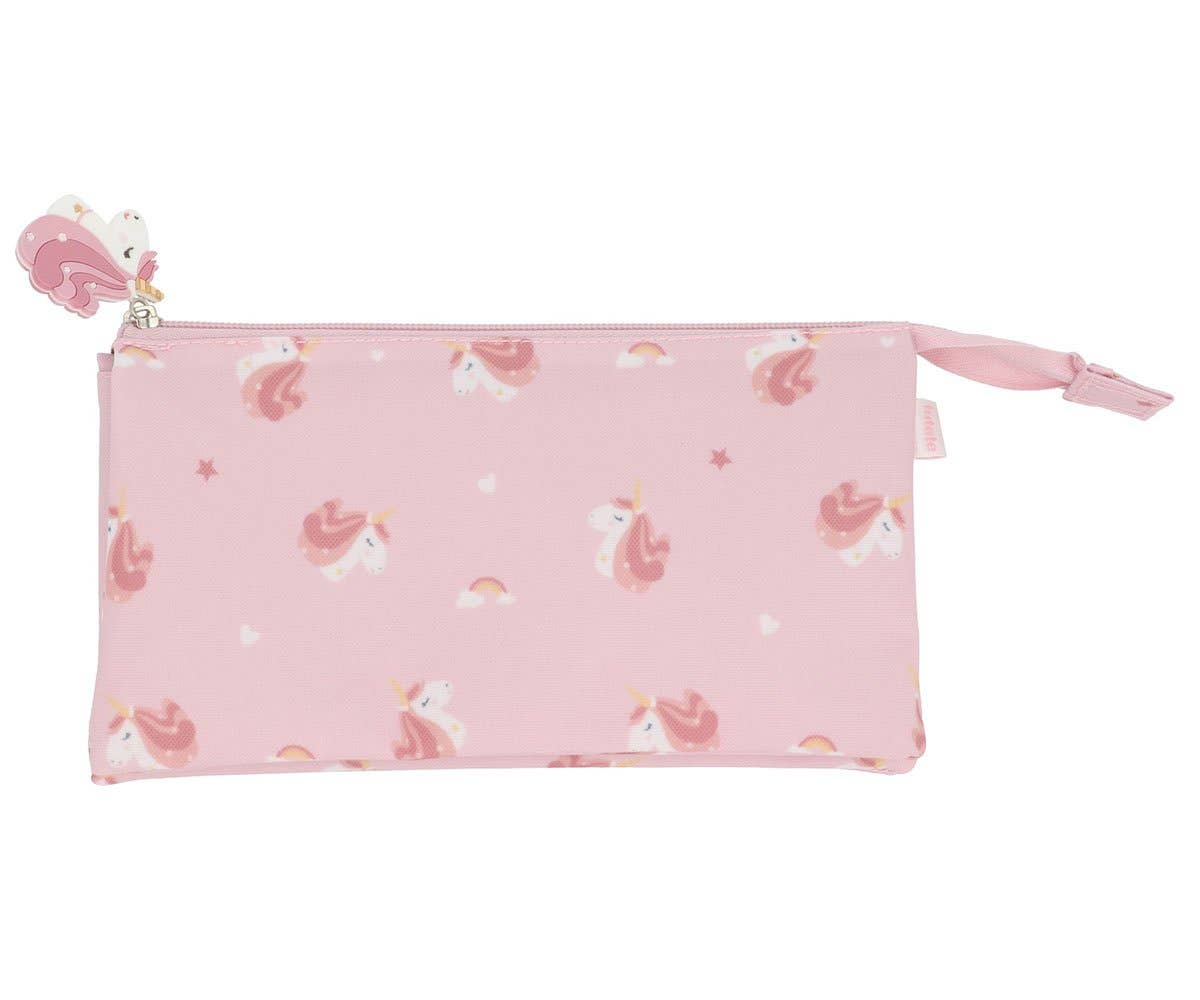 Magisches Einhorn-Federmäppchen mit 3 Fächern