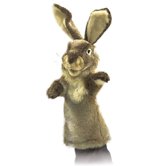 Marionnette à main Bunny for the Puppet Stage 2800/ Rabbit Stage Puppet Folkmanis réaliste