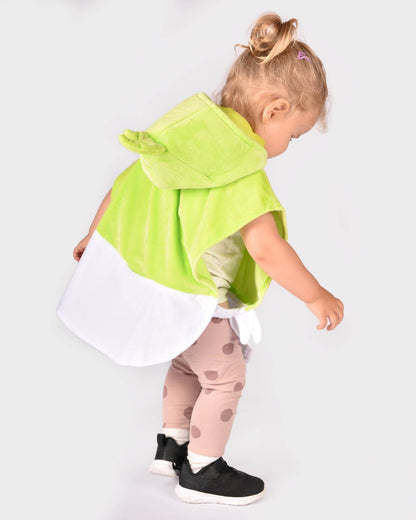 Grünes Cape Babblarna Dadda Größe 86-110 cm 1-4 Jahre