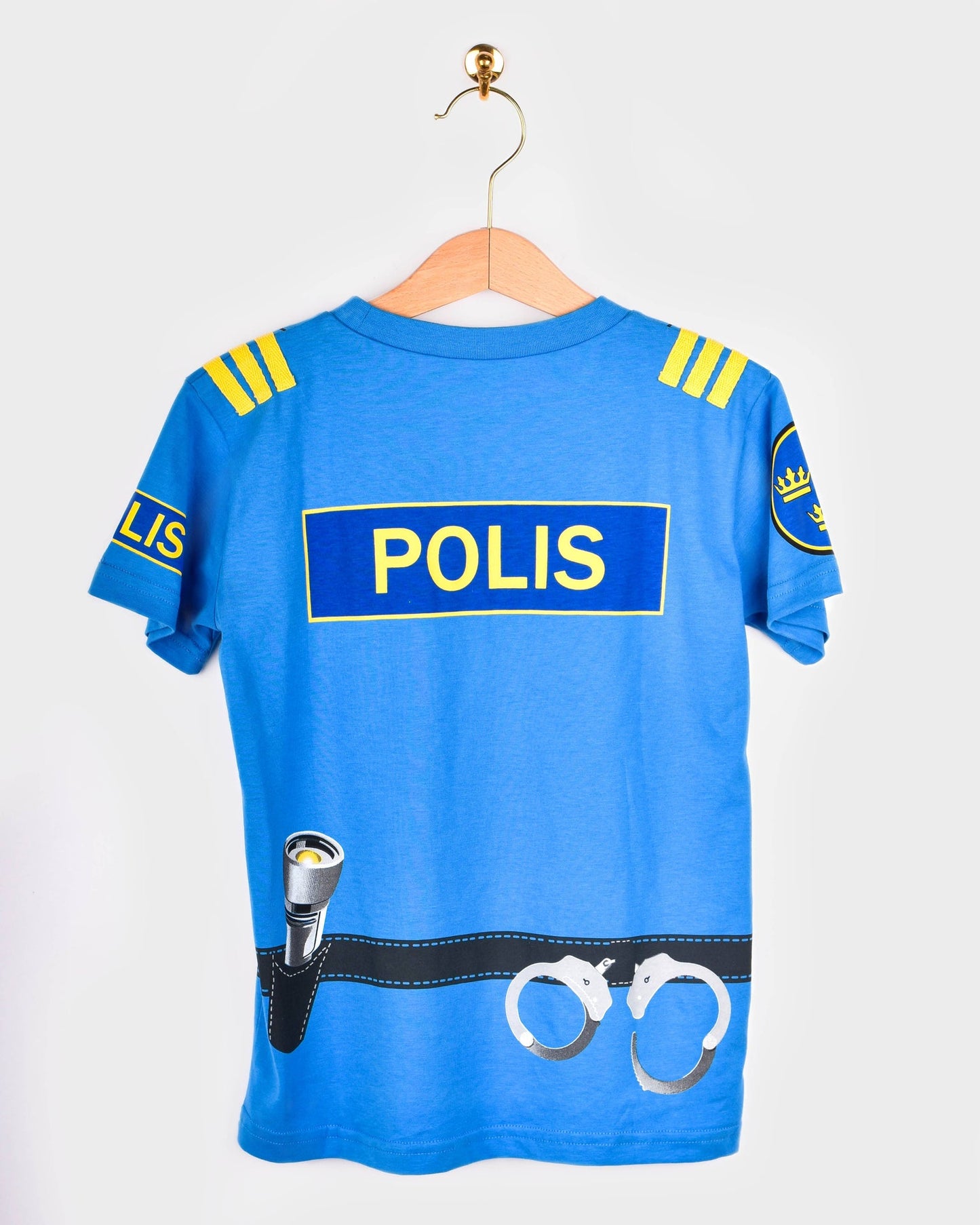 T-shirt Police en coton biologique 110-116 cl 4-6 ans