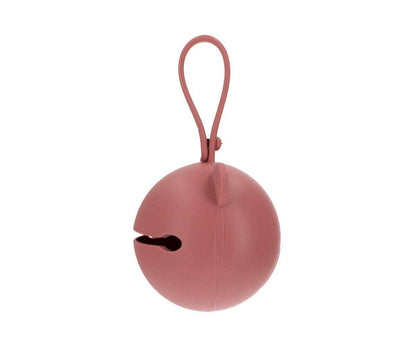Silicone Pacifier Clip Dusty Pink Bear