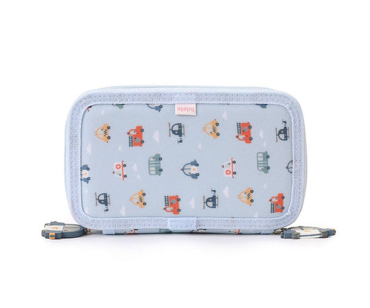 Trousse à Crayons Double Compartiment Voitures