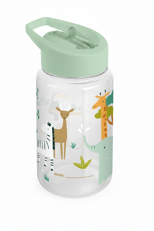 Trinkflasche Kinder Dschungeltiere