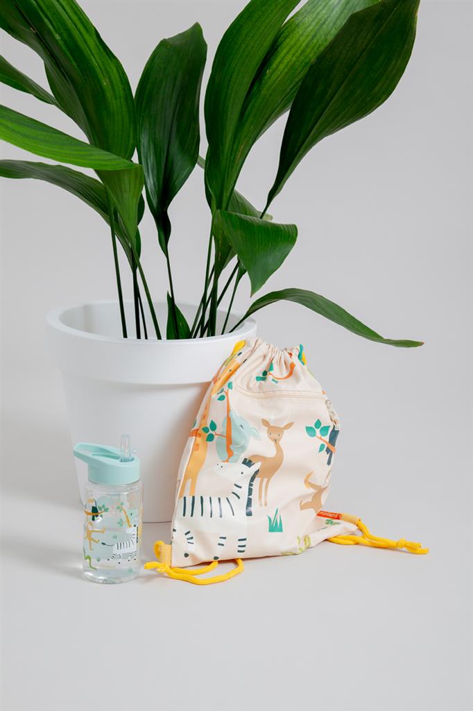 Wasserflasche mit Dschungeltieren