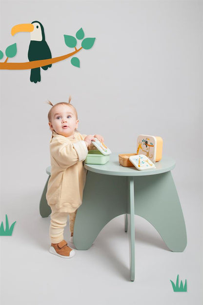 Lunchbox mit Dschungeltieren