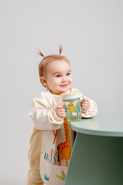 Jungle Animals Langarm-Lätzchen