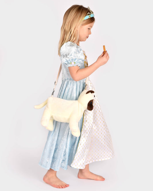 Sac chat avec fermeture éclair et bandoulière réglable 35 cm
