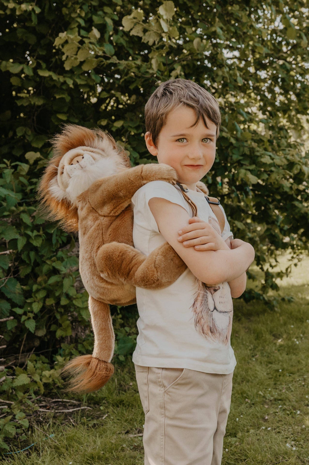 Lion Plush Backpack for Kids