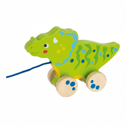 Pull-Along Animal - Green Dinosaur