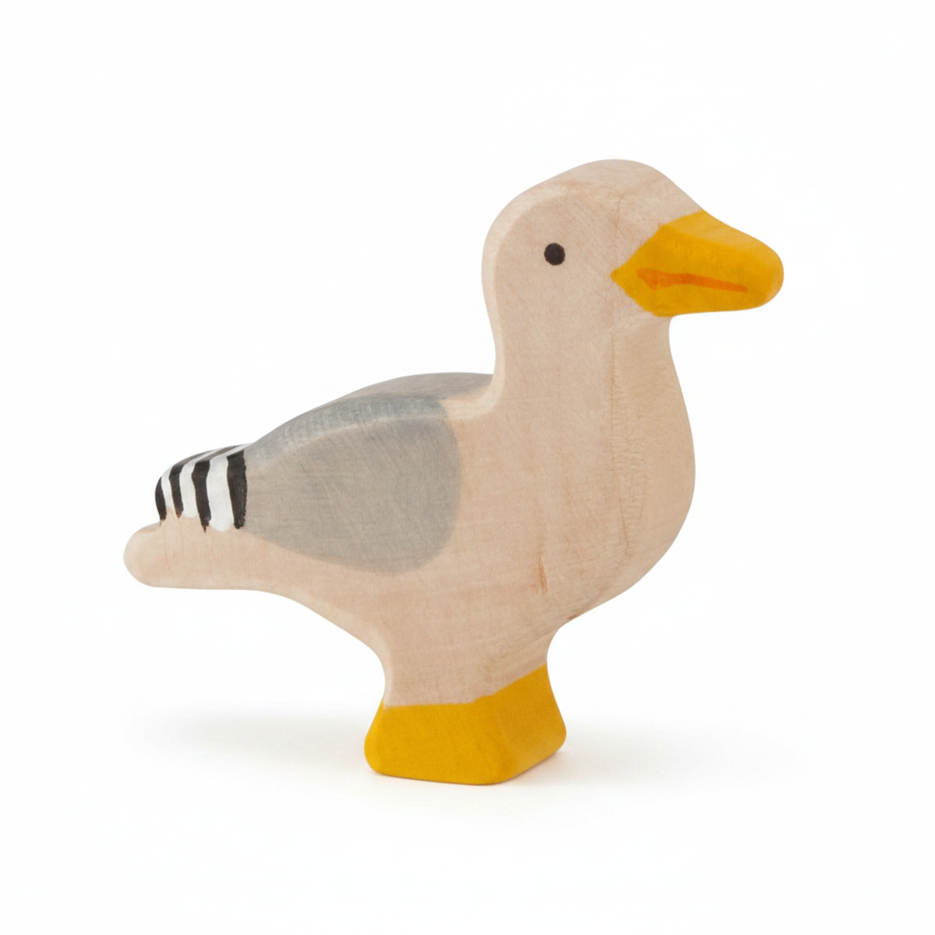Wooden figurine Seagull