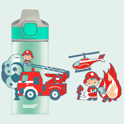 Miracle Kids Alu Fireman 0.4 L children's water bottle 