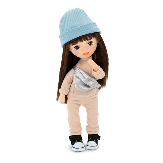 Poupée Sophie avec tenue beige - 32 cm