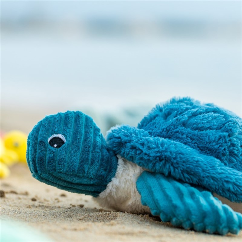 Peluche tortue Sauvenou maman et son bébé bleu – Les Ptipotos – vue 3