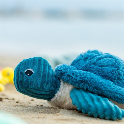 Peluche tortue Sauvenou maman et son bébé bleu – Les Ptipotos – vue 3