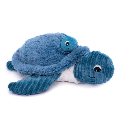 Peluche tortue Sauvenou maman et son bébé bleu – Les Ptipotos