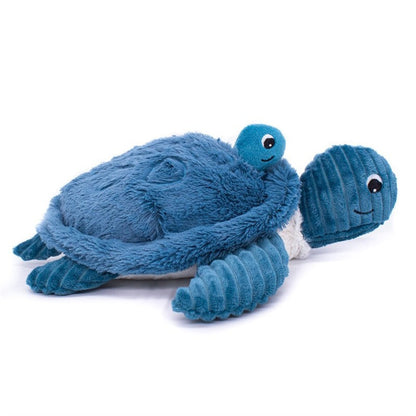 Peluche tortue Sauvenou maman et son bébé bleu – Les Ptipotos – vue 5
