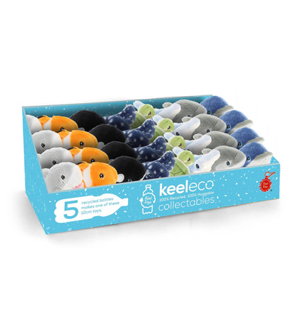 Mini peluches animaux marins Keeleco 12 cm – 8 modèles