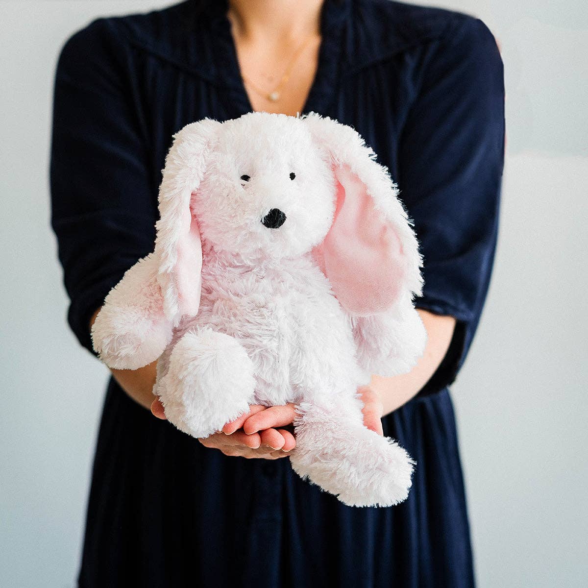 Warmies Pink Rabbit Plush Hot Water Bottle