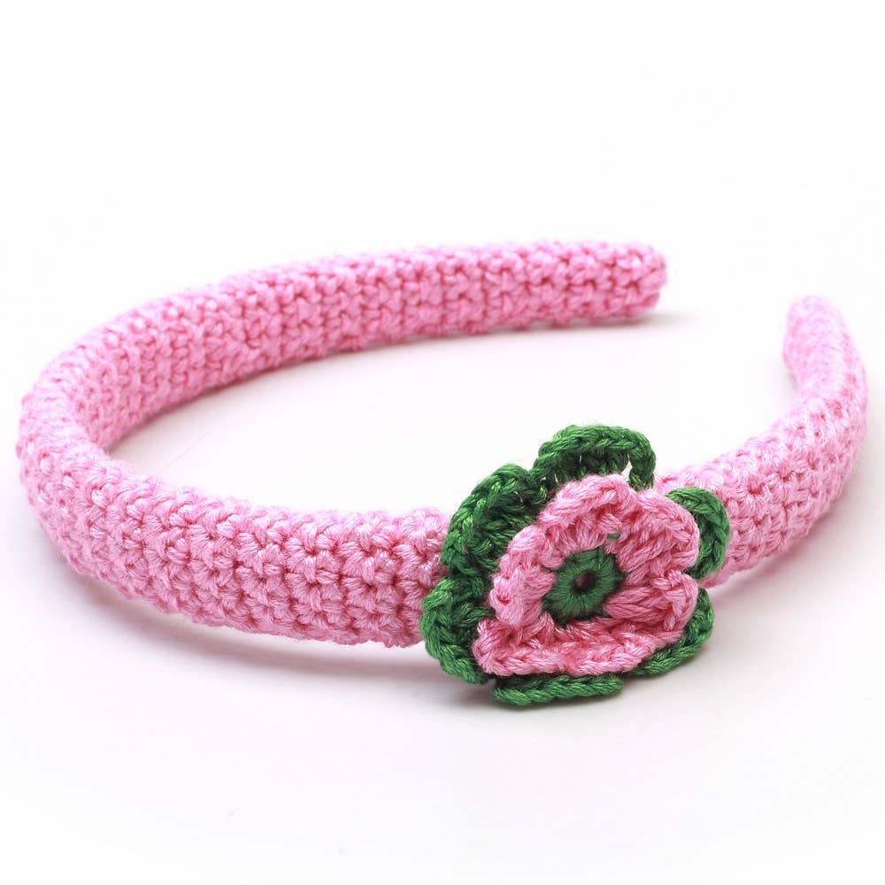 Floral Headband - Pink