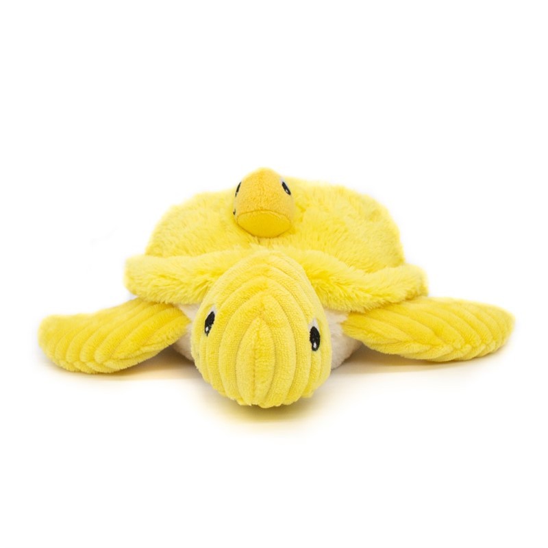 Peluche tortue Sauvenou maman et son bébé jaune – Les Ptipotos – vue 6