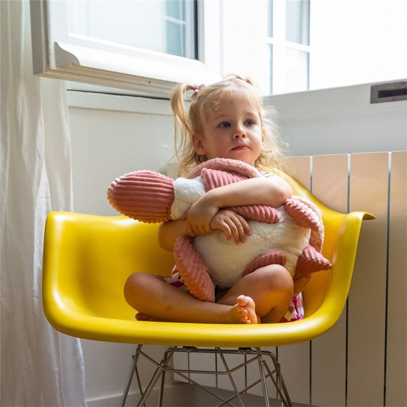 Peluche tortue géante Sauvenou rose – Les Ptipotos – vue 2