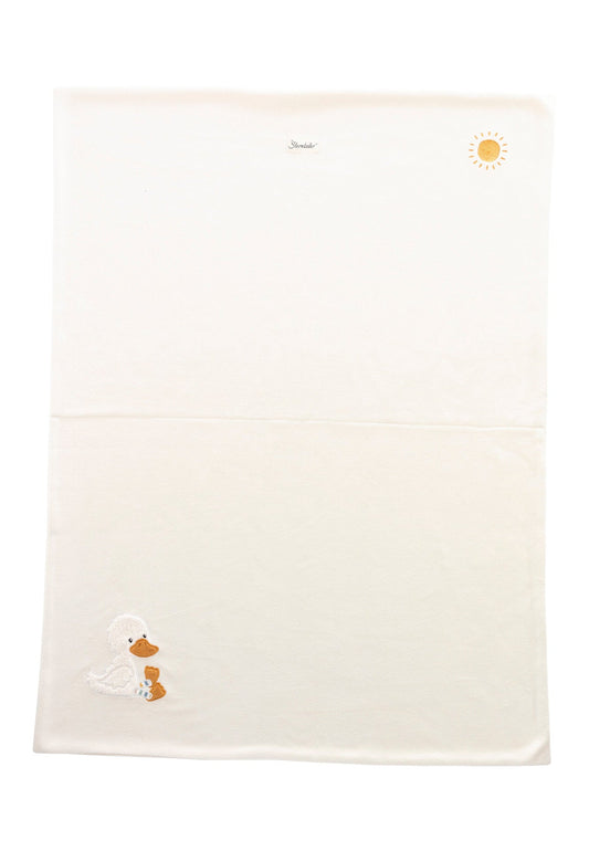 Edda the Duck baby blanket