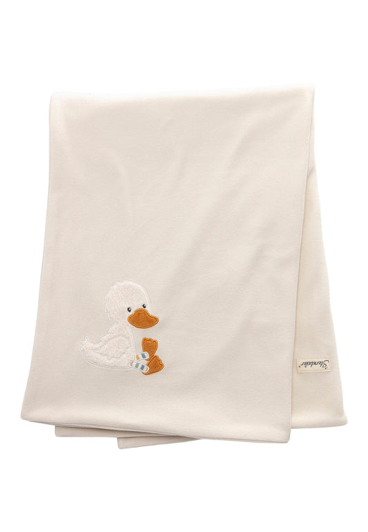 Edda the Duck baby blanket