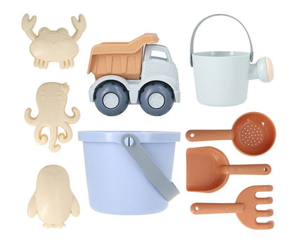 Blue Bucket Beach Toy Set