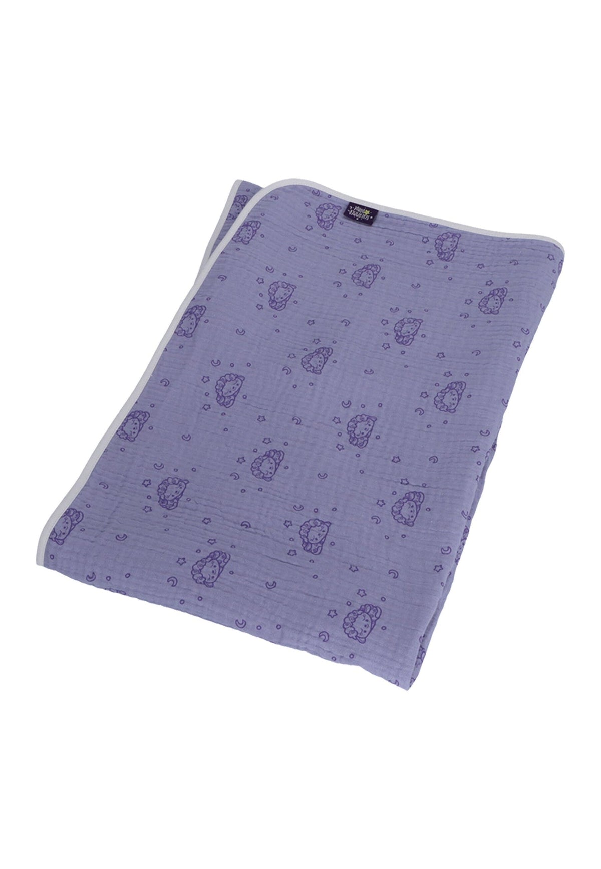 Couverture bébé Mouton endormi en mousseline - 120 x 120 cm – vue 5