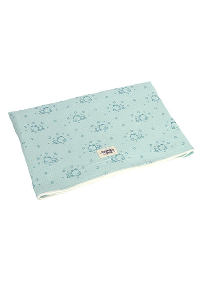 Couverture bébé Ourson en mousseline - 120 x 120 cm – vue 5
