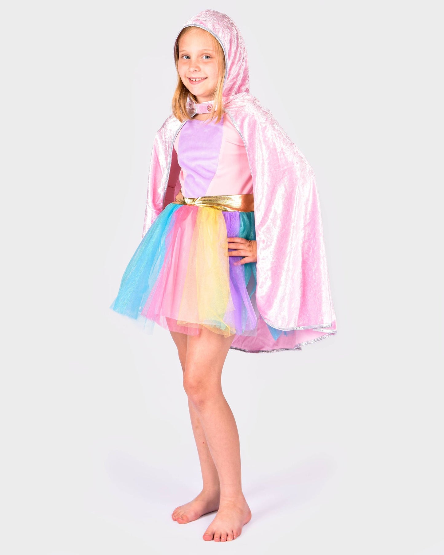 Cape pink crown in silver 98-128 cm 3-8 years