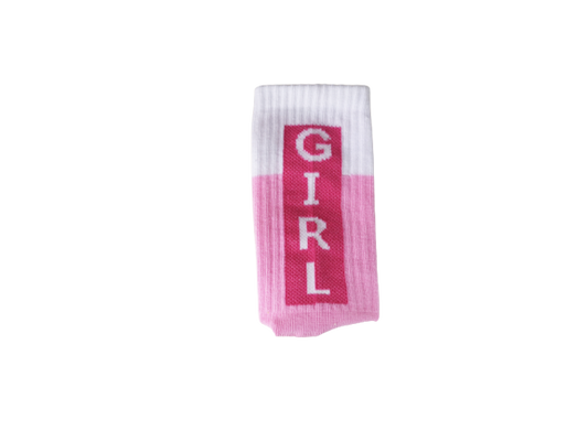 Girl Power Kids Socks - Pink