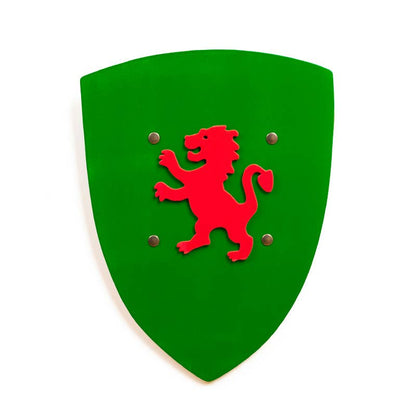 Kamelot Schild Grün mit Löwe S