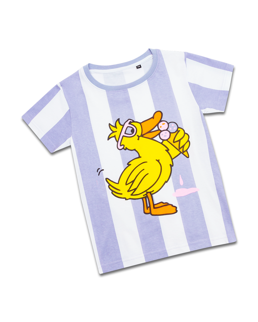 T-shirt rayé Enfant Flida le Canard avec Glaces