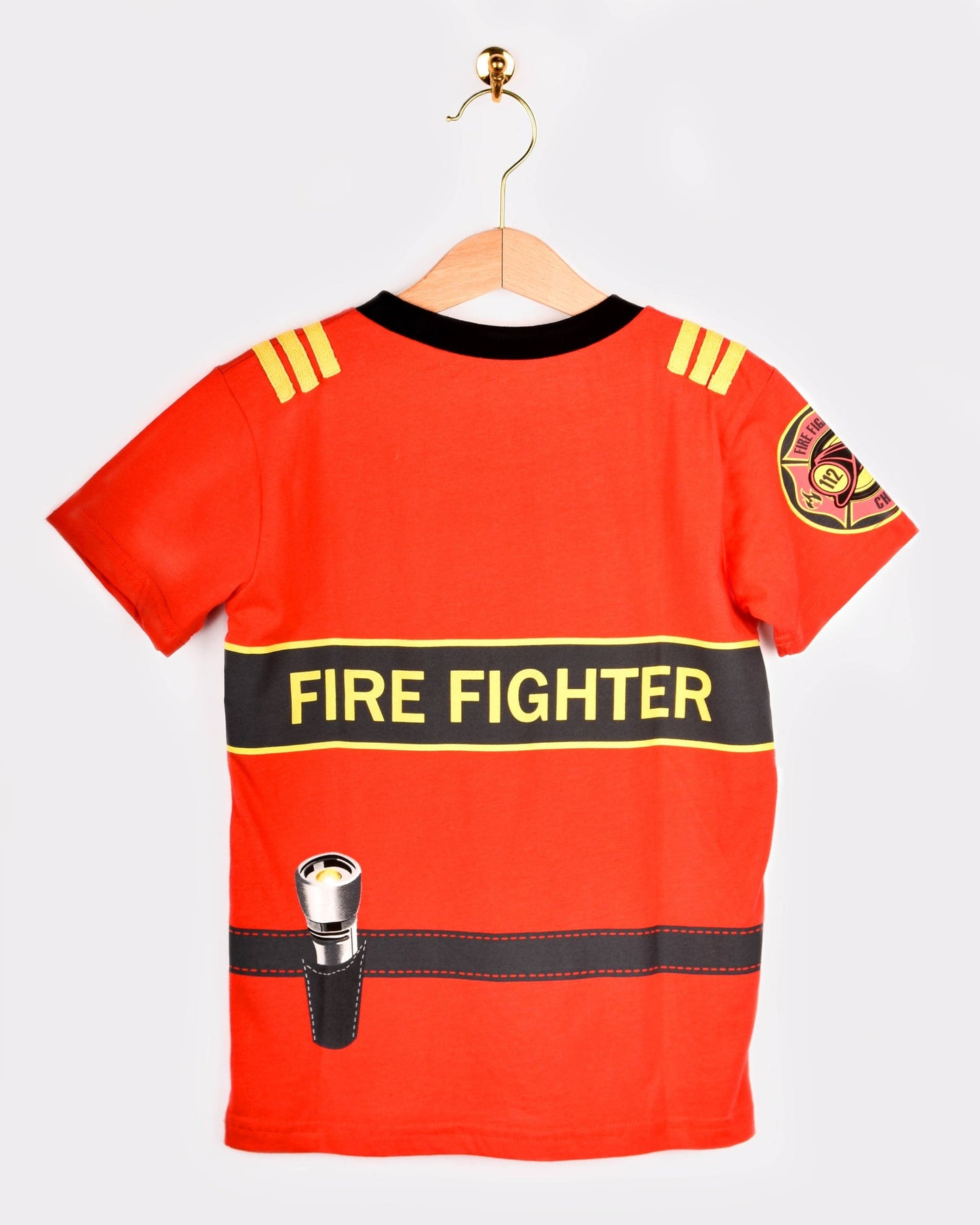 T-Shirt Fire-Fighter aus Bio-Baumwolle 98-104 cm
