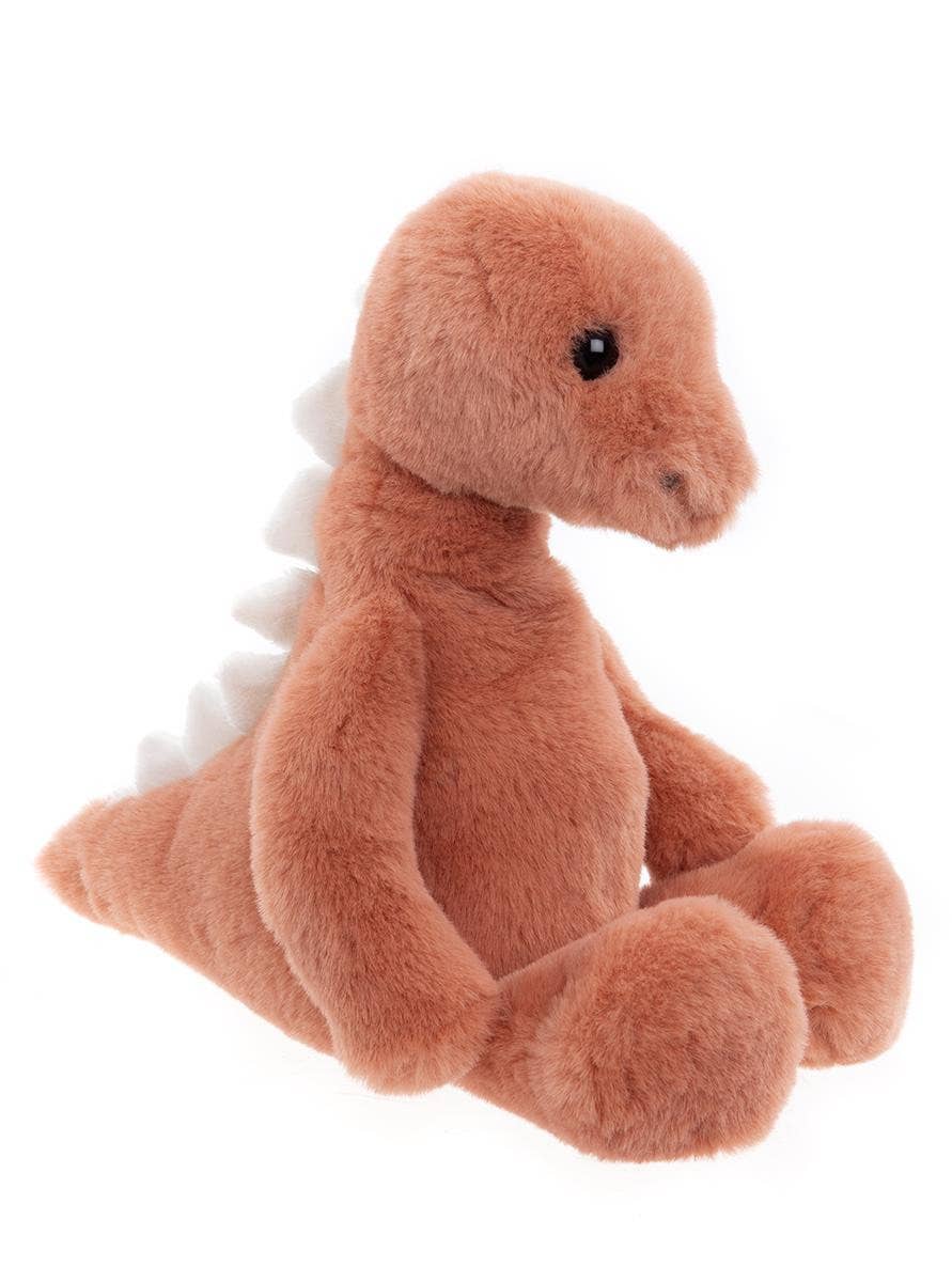 Bear & Me Stevie the Marmalade Orange Stegosaurus Plush Toy